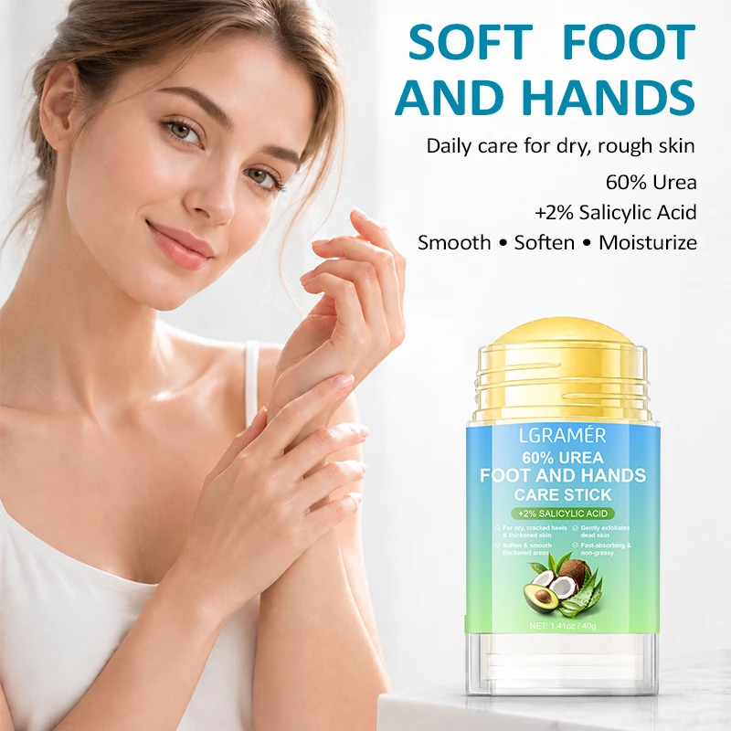 60% Urea Foot and Hand Care Cream Stick + 2% Salicylic Acid Deep Hydrating Fast-absorbing Moisturizing Foot Cream And Hand Cream