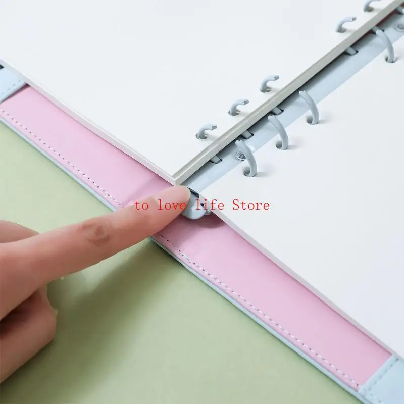 الكل في مجلة دفتر يوميات واحدة مع Binder Business Crad Holder