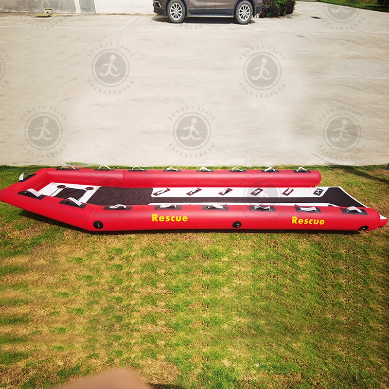 Inflatable DWF Rescue Craft CE Fishing Inflatable Rescue Boat Customized OEM Rubber Inflatable Boat With Sled Paddle