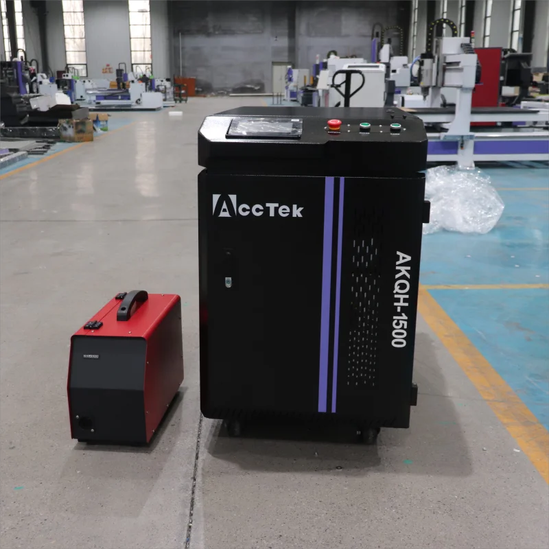 Handheld 2000W 3000W Fiber Laser Welder 4 in 1 Machine for Metal AKQH-1500 1500W Laser Welding Cleaning