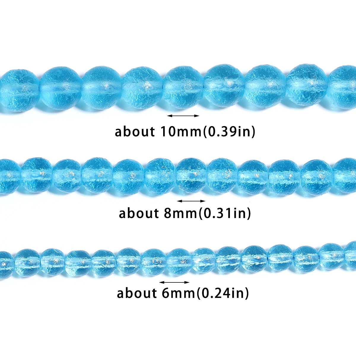 Matte Energy Blue Czech Meteorite Beads Glass Round Beads For Jewelry Making DIY Charm Bracelets Necklace Accessories