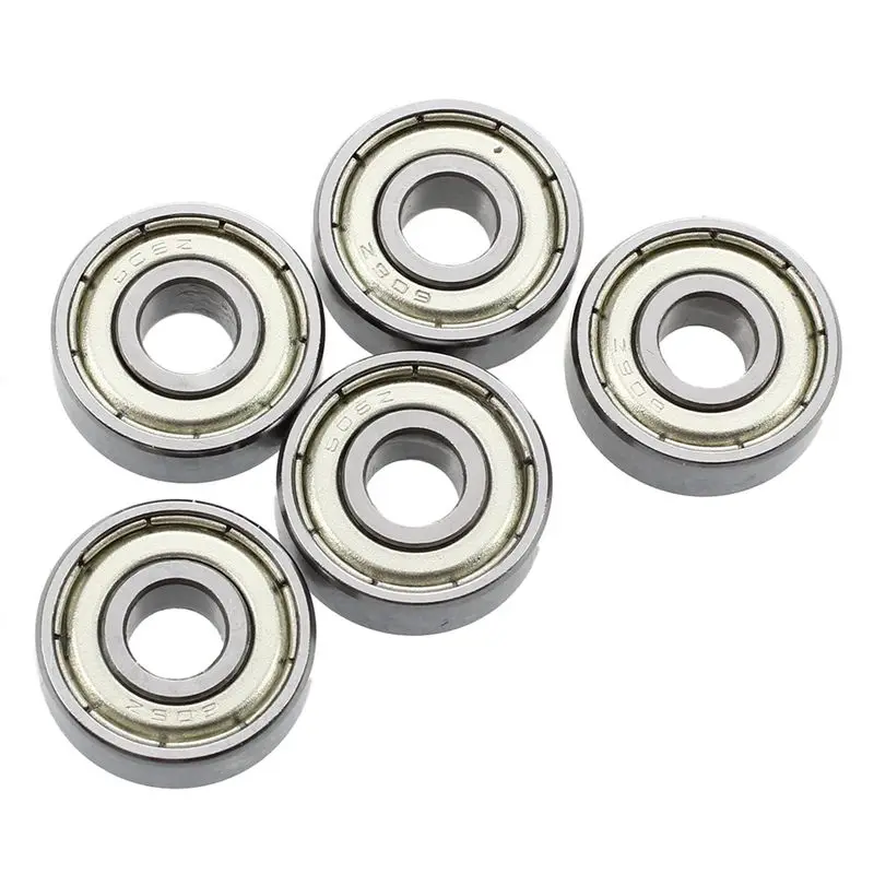 ABLQ 606Z 6 X 17 X 6Mm Metal Miniature Deep Groove Ball Bearings 15 Pcs