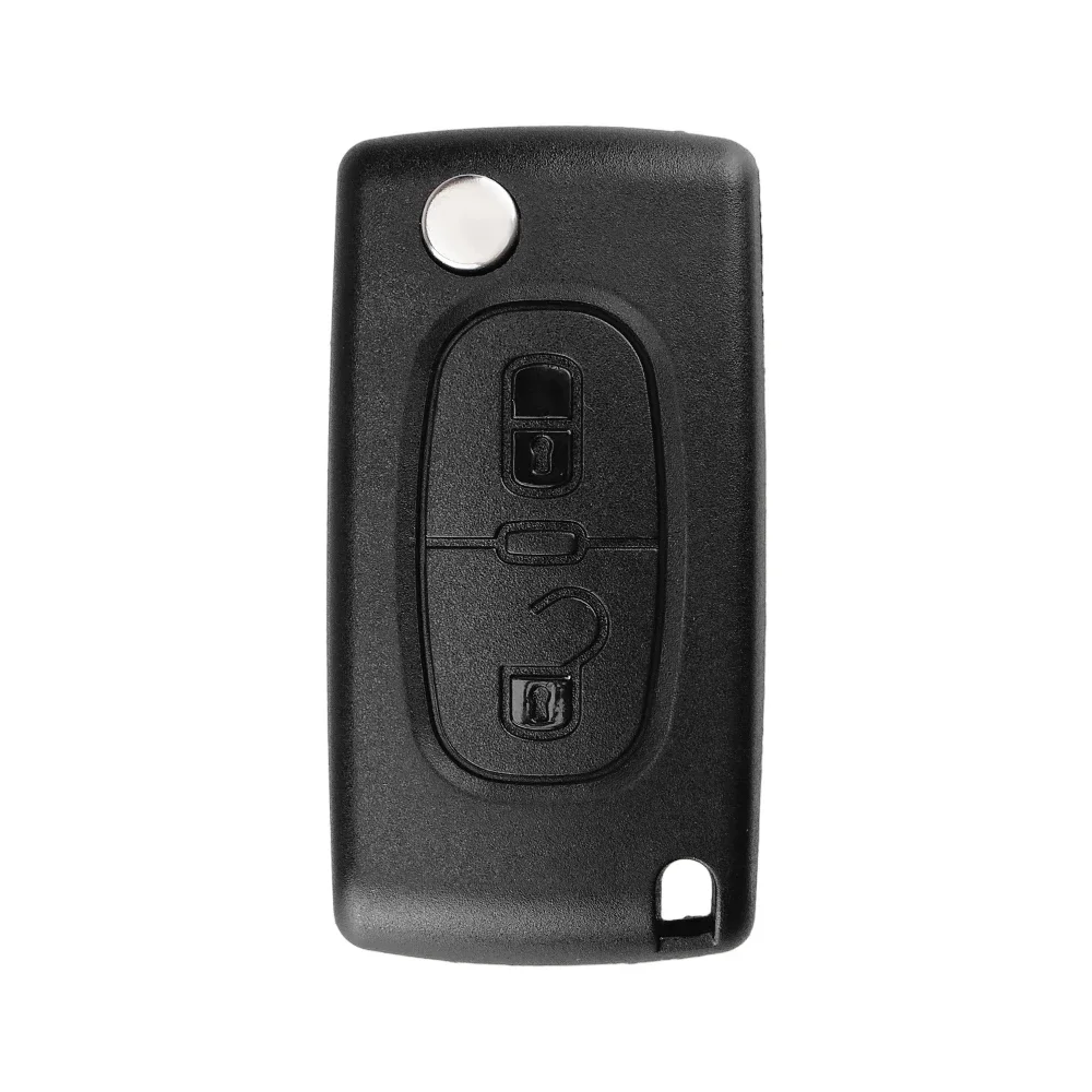 KEYYOU Replacement 2 Button Remote Flip Folding Key Fob Case Shell Blade For Citroen C2 C3 C4 C5 C6 C8