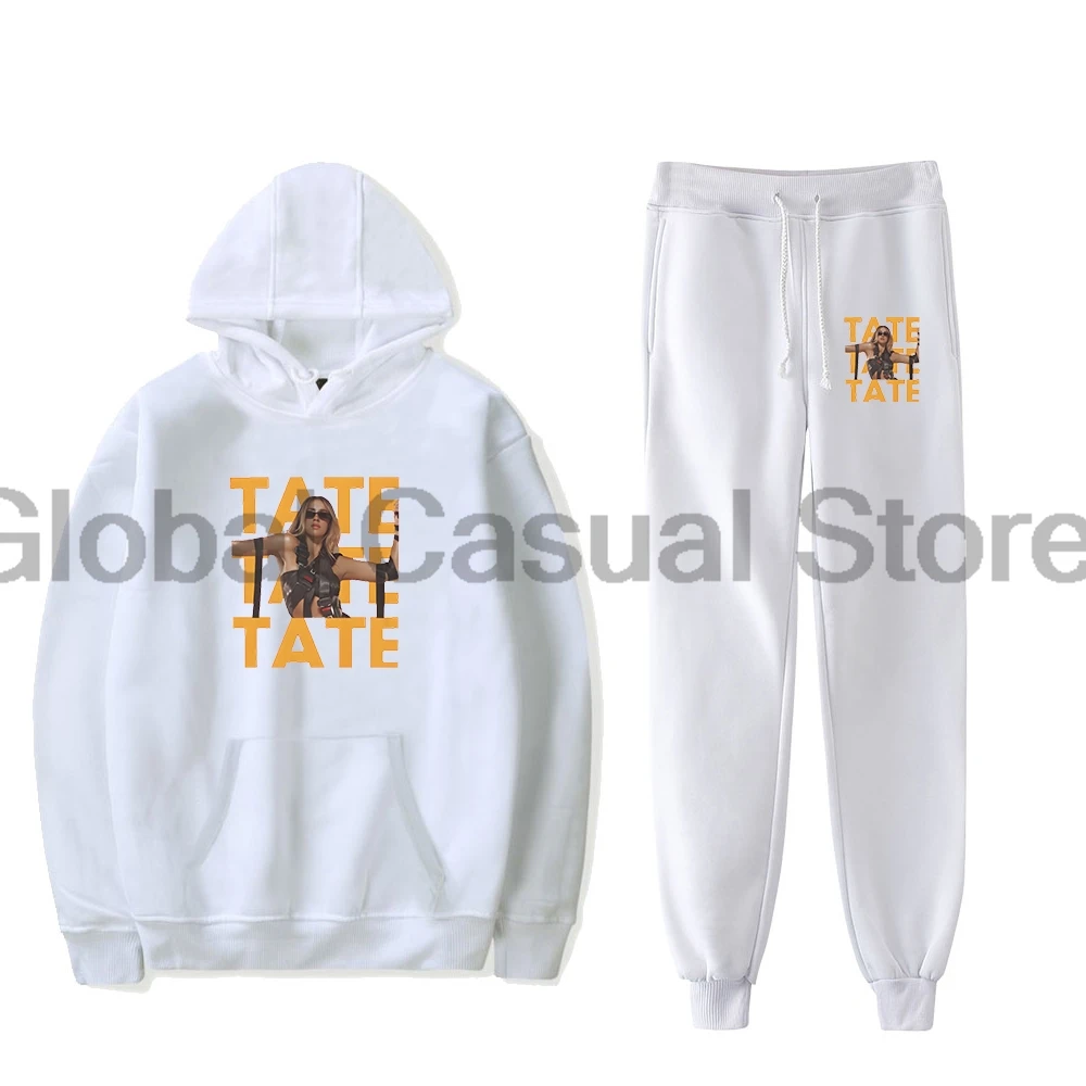 Tate McRae Miss Possessive Tour Photo Hoodies Jogger Pants Two Piece Set Sweatshirt+Sweatpants Men Women Outfit Sets