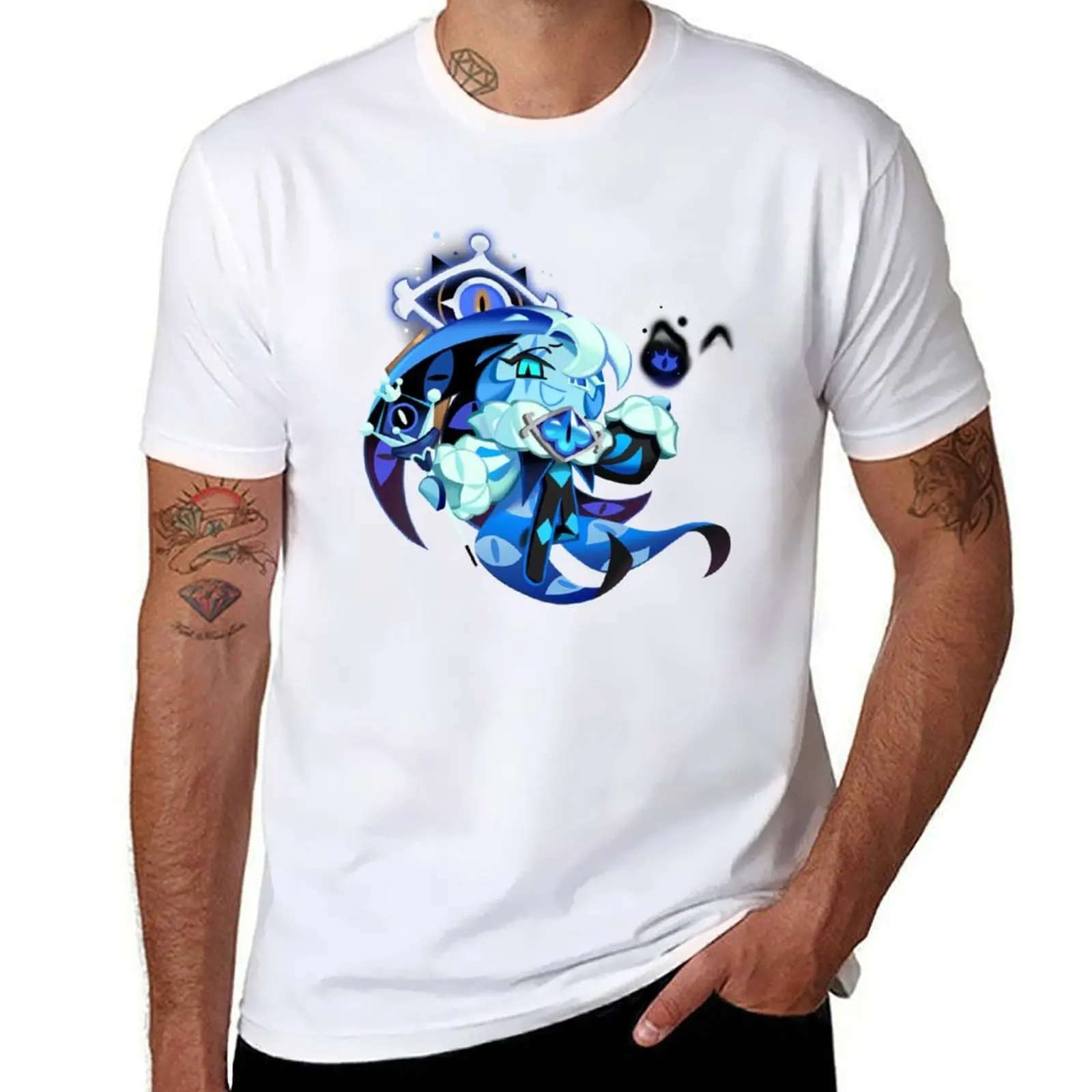 

Shadow milk cookie sticker T-Shirt t shirt custom print t shirt man cotton T-Shirt