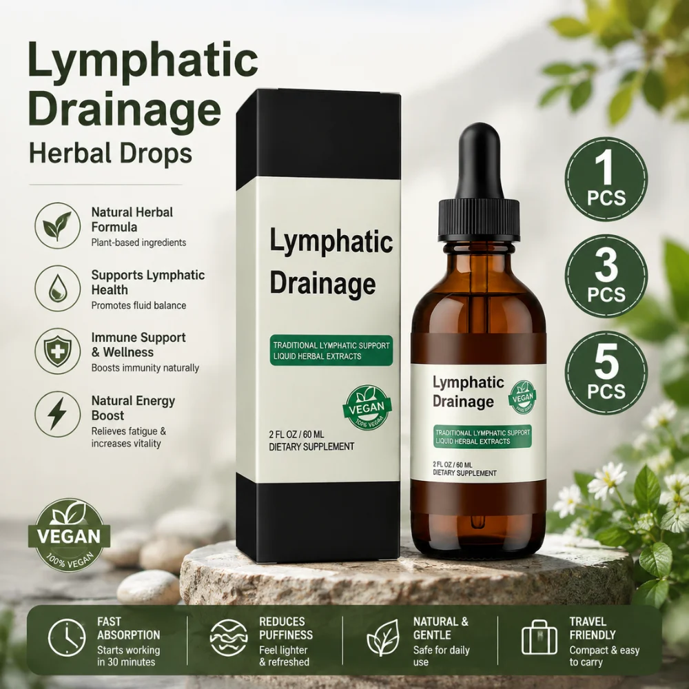 Herbal Wellness Drops - Doğal Bitkisel Lenf Drenaj Damlaları 60ml