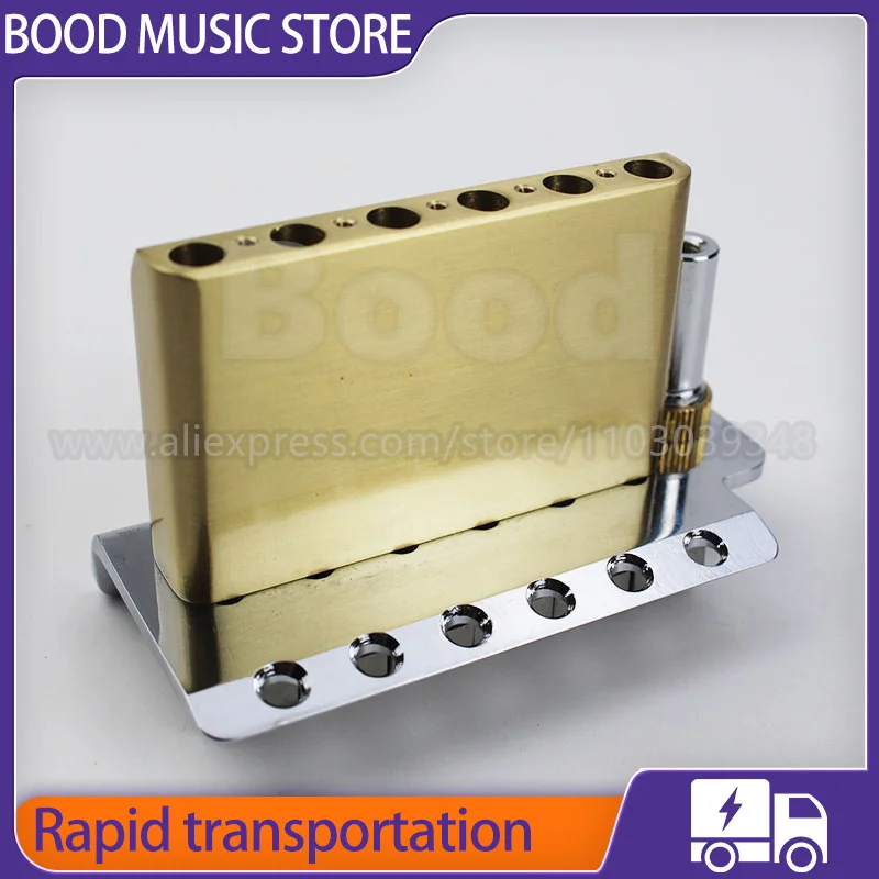 6 Strings thickening Copper base Guitar Bridge Saddle Tailpiece for Guitar Straocaste SQ ST Electric Guitar Tremolo Bridge