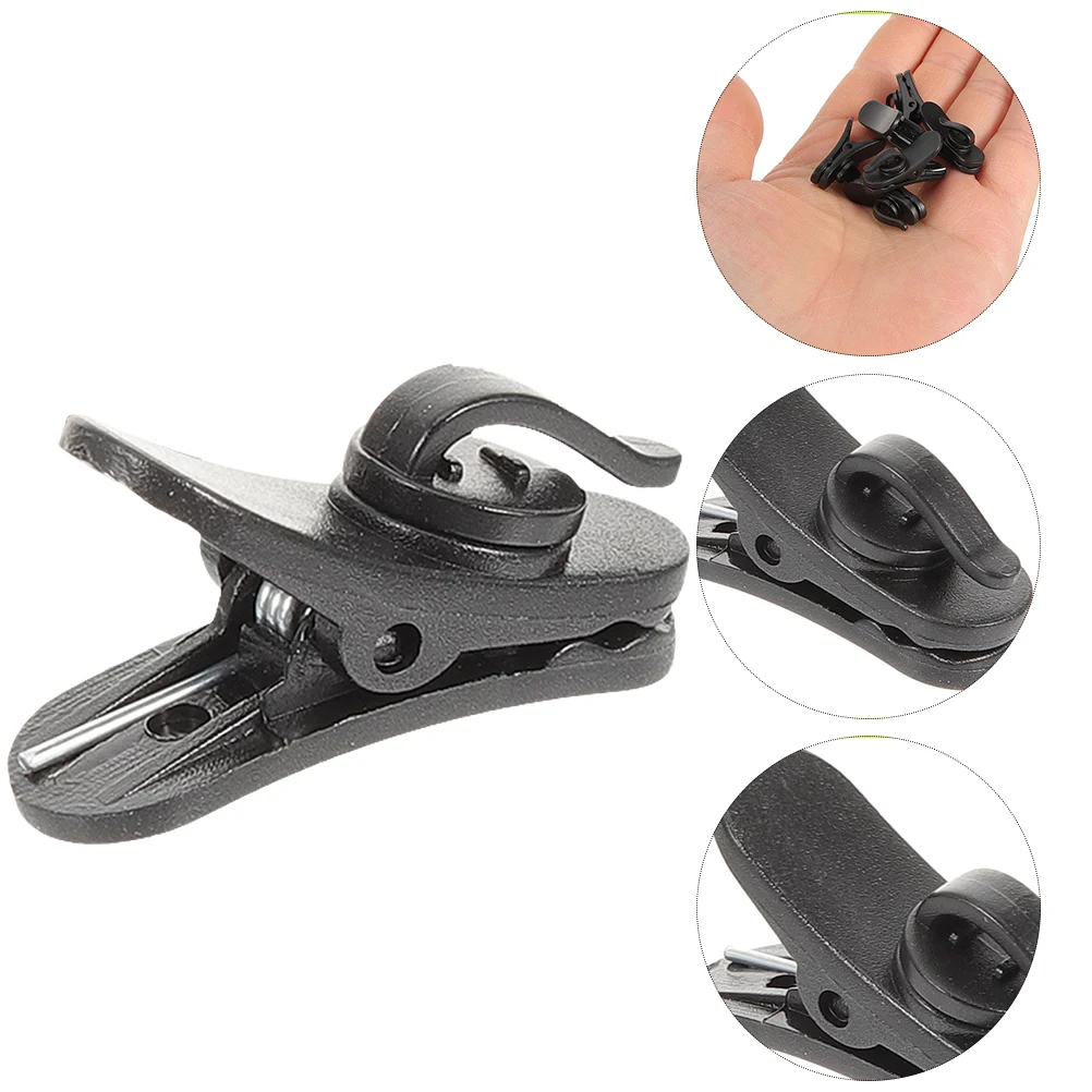 

15 Pcs Microphone Clips Wire Accessories Plastic Cable Holder Lavalier Mic Cord Organizer Clothing Clip For Recording