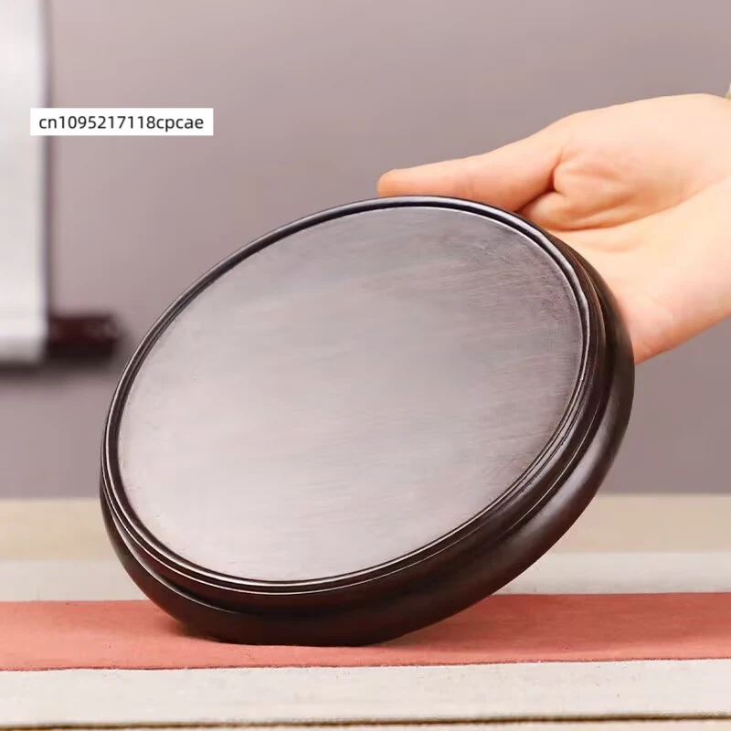 Wood Round Base Display Stand for Home Decor Crafts Figurine Teapot Vase Pot Ornament Holder Tea Sets Pedestal