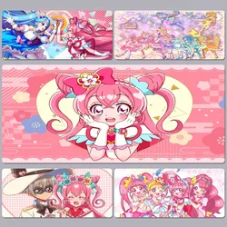 Hirogaru Sky Precure Floor Mat 80x30cm XL Lockedge Office Computer Desk Mat Table Keyboard Mouse Pad Laptop Cushion Non-slip