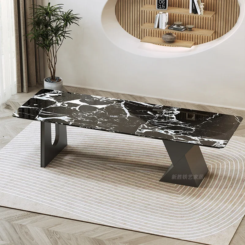 Fomex Metal Table Legs Solid Wood Large Board Table Foot Bracket Rock Slab Marble Desk