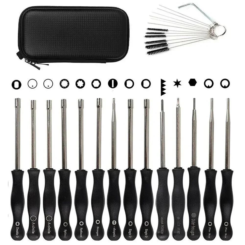 

14pcs Carburetor Adjusting Tool Screwdriver Socket Wrench Cleaning Brush Set For Chainsaw Eater Trimmer Repairing Hand Tools