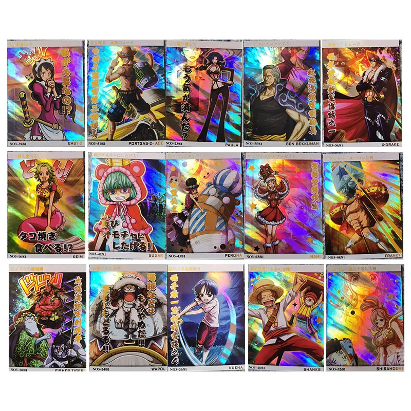 

Anime One Piece Coka Tide Card Nico-Robin Monkey D. Luffy Characters Game Collection Rare Cards Children's Toys Birthday Gifts