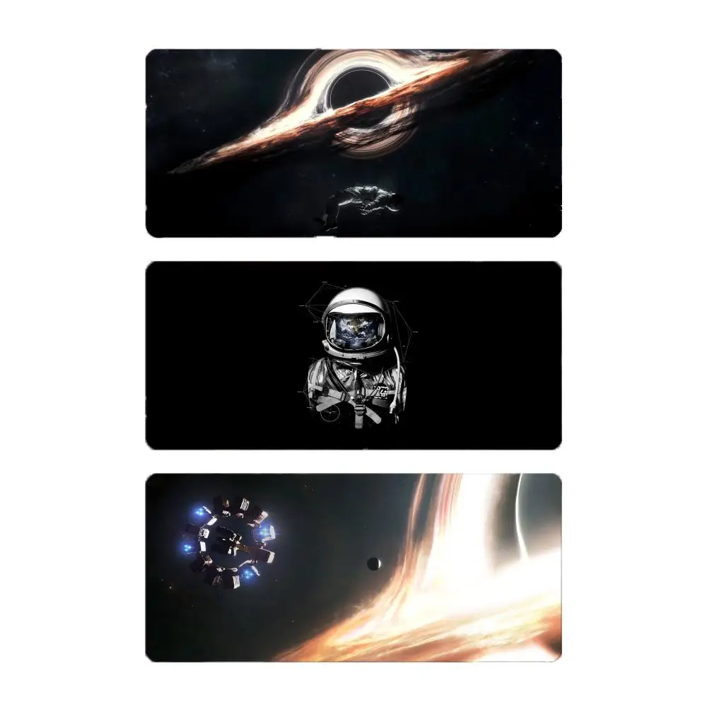 I-Interstellar Movie Sci-fi Mouse Pad Mousepad Large Gaming LockEdge Thickened PC Table Desk Mat