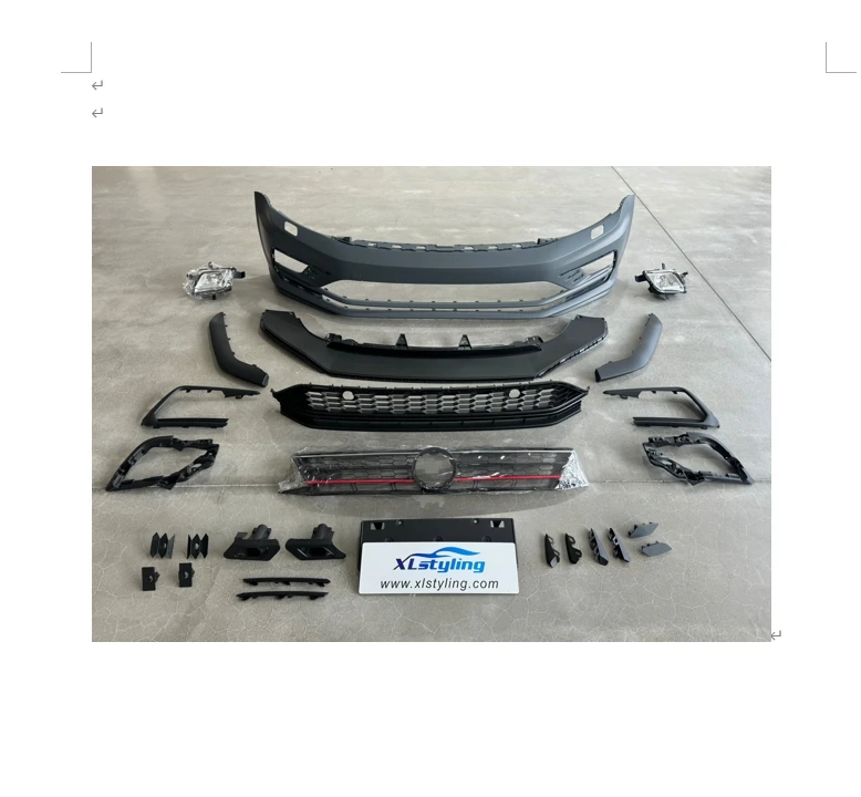 

Car Body Kit Conversion Facelift Front Bumper with Grille for VW Jetta 2015 MK6.5 GLI Kits