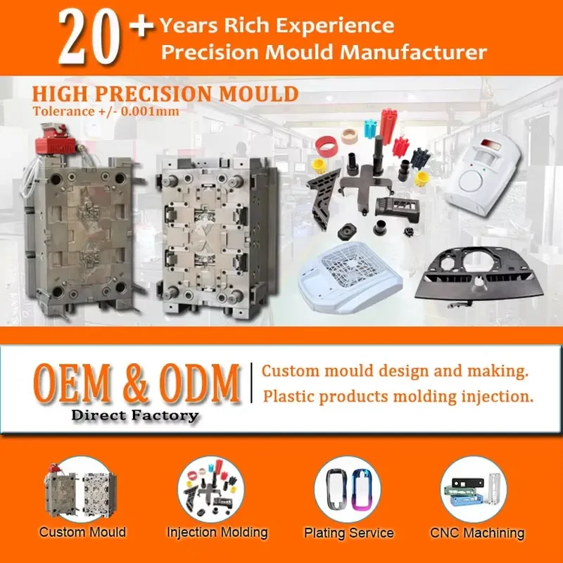 Custom Molding Mold Maker Molding Tools with Vacuum Electroplating Service