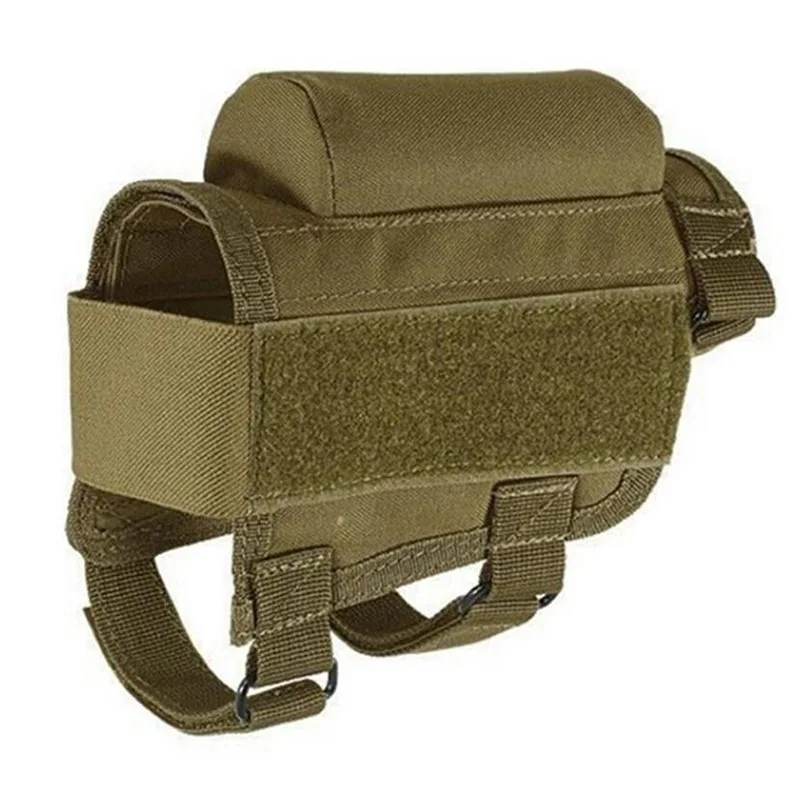 Nylon Tactical Muti-functional Hunting Rifle Buttstock Pack Bag Cheek Pad Rest Shell Mag Ammo Pouch Pocket Magazine Bandolier