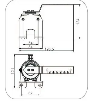 عرض زاوية الدفة البحرية Matsutec Marine FD-7B [بدون تدخل تردد]