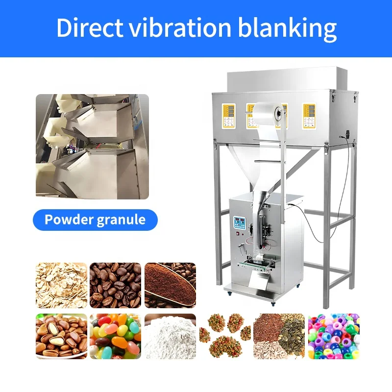 Multi-heads Powder Granule Weighing Filling Machine Nuts Cereals Grain Bean Flour Spice Automatic Bag Packing Machine