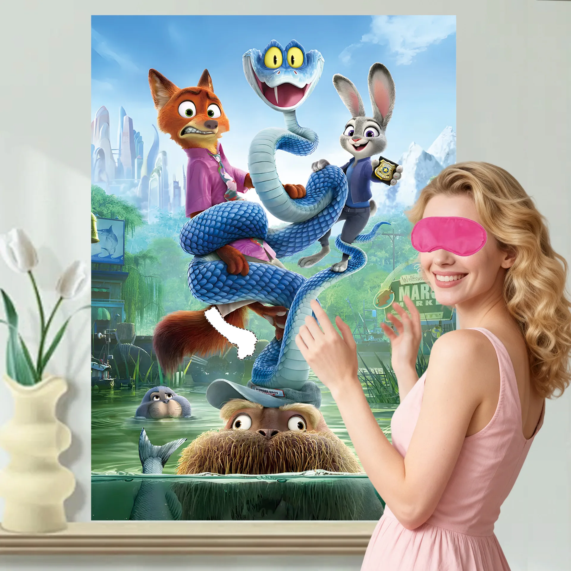 ديزني زوتوبيا 2 الديكور زوتروبوليس جودي لوت جودي حقيبة الحلوى الغذاء حقيبة التعبئة والتغليف حفلة الحسنات حقيبة شنطة هدايا حفلة عيد ميلاد