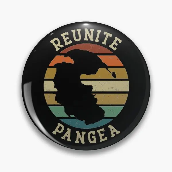 Reunite Pangea Funny Humor  Soft Button Pin Hat Brooch Badge Fashion Cartoon Creative Cute Women Collar Jewelry Lapel Pin Lover