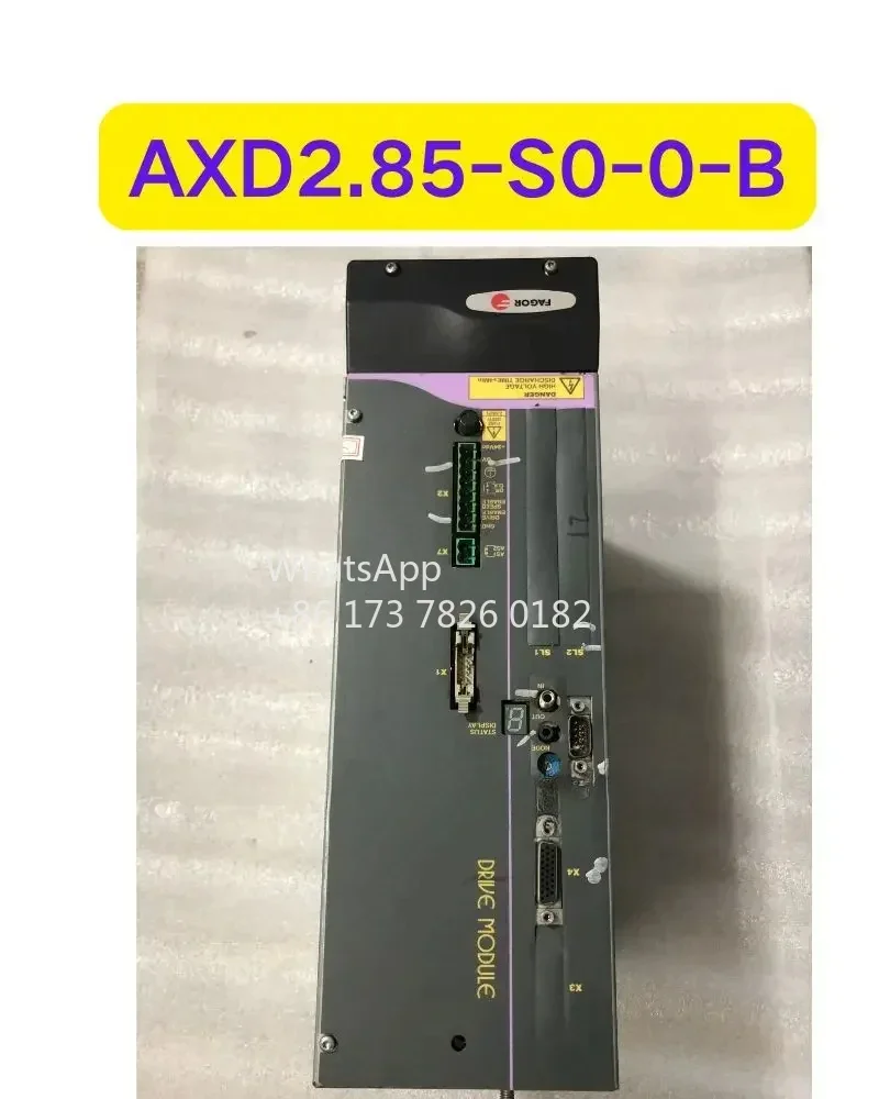 

second hand AXD2.85-S0-0-B Fagor Servo drive AXD2.85-S0-0 fast shipping