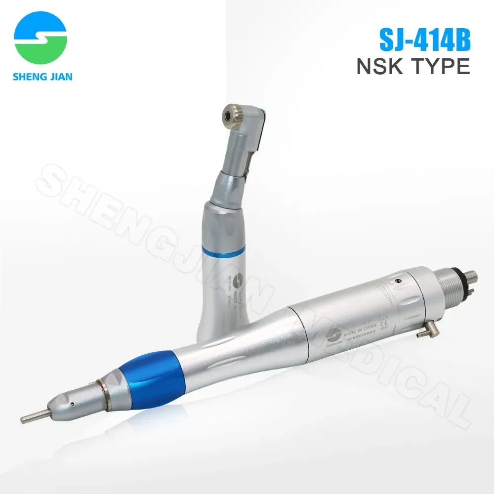 Den tal Handpiece Unit สเปรย์น้ําภายนอกประแจความเร็วต่ํา Chuck Contra Angle/ตรง/Air มอเตอร์ den tal Handpiece Kit