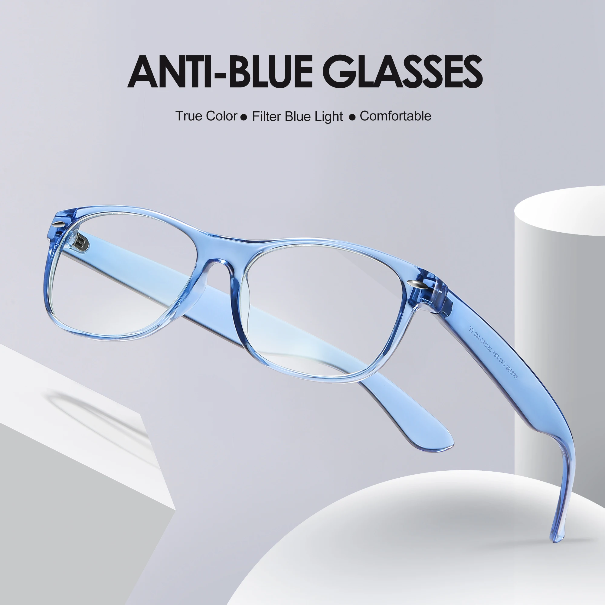 CRIXALIS Classic Oval Blue Light Glasses Women TR90 Transparent Reading Eyeglasses Frame Men UV400 Computer Glasses For Female
