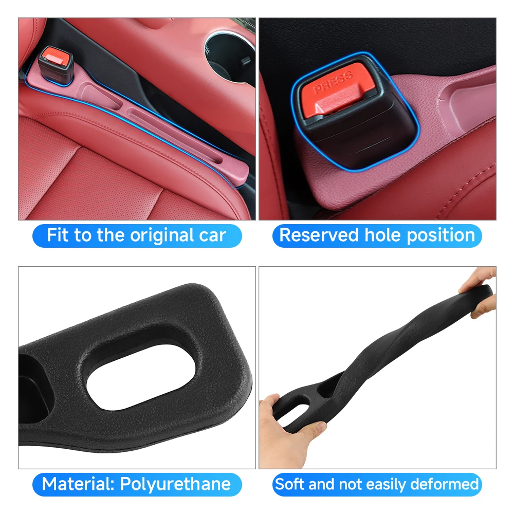 1 العالمي مقعد السيارة مانعة للتسرب قطاع لسيارات BMW X1 E84 F48 X2 F39 X3 E83 F25 X4 F26 X5 E53 E70 F15 F85 X6 E71 E72 G11 اكسسوارات