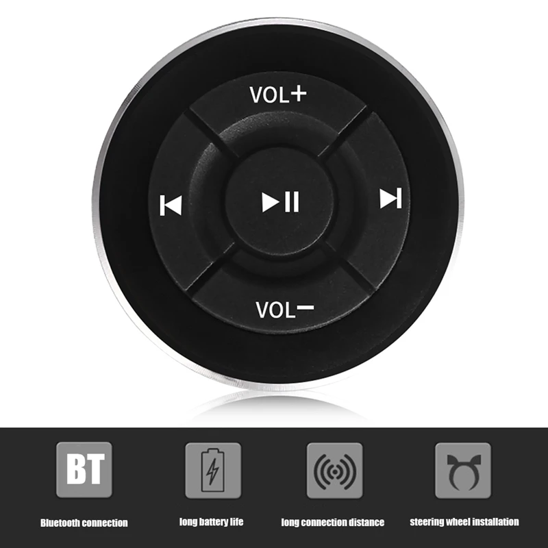 Car Remote Control Bluetooth Remote Control Mp3 Music Player For Android IOS Smartphone Control Car Kit Styling