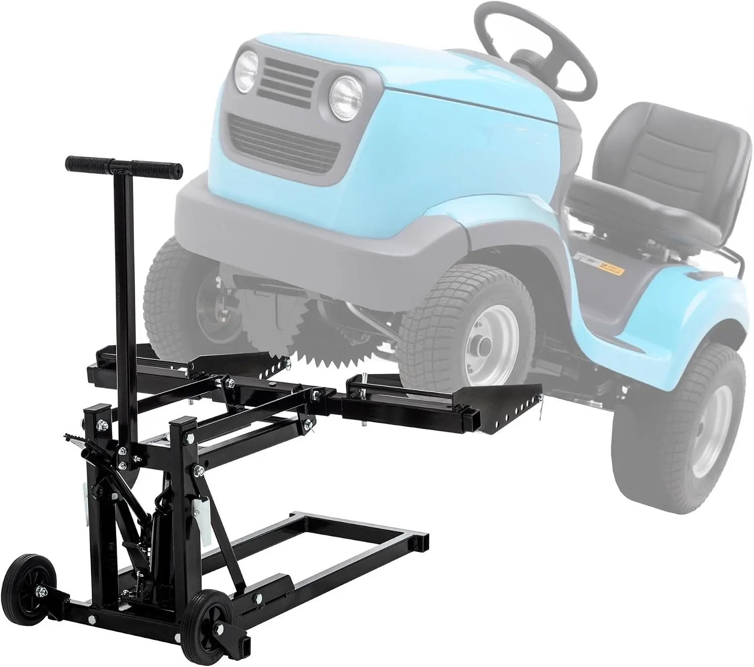 Heavy Duty Lawn Mower Lifts for Riding Tractors, Lawn Mower Jack Lift Zero Turn with Adjustable Hight Lock, Lawn Tractor Lifts &