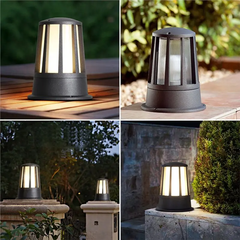 [NEWA08R】 Waterproof Outdoor E27 Garden Lights, Lawn Lights, Pillar Lights- High Quality For Parks, Gardens, Villas