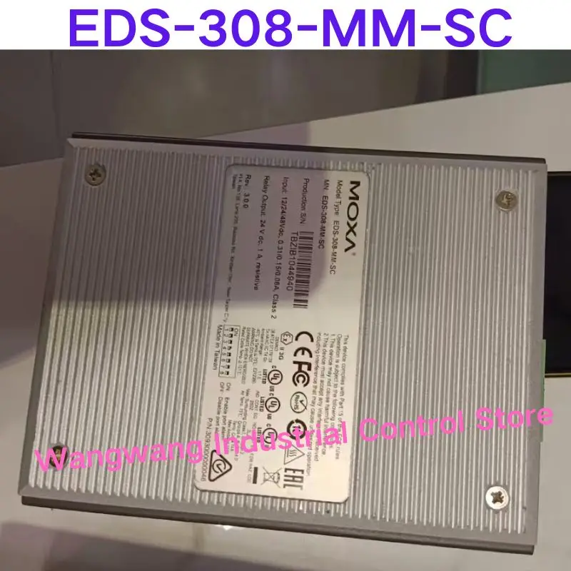 Second-hand test OK , EDS-308-MM-SC Ethernet Switch