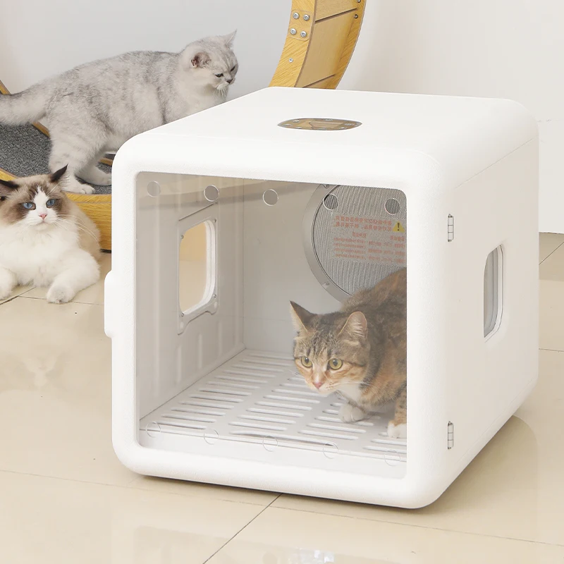 

STLFSmart Pet Drying Box Automatic Eco-Friendly Quiet Hands-FreeDryer for Cats&Dogs Fast Drying Large65L Capacity Multi-Function