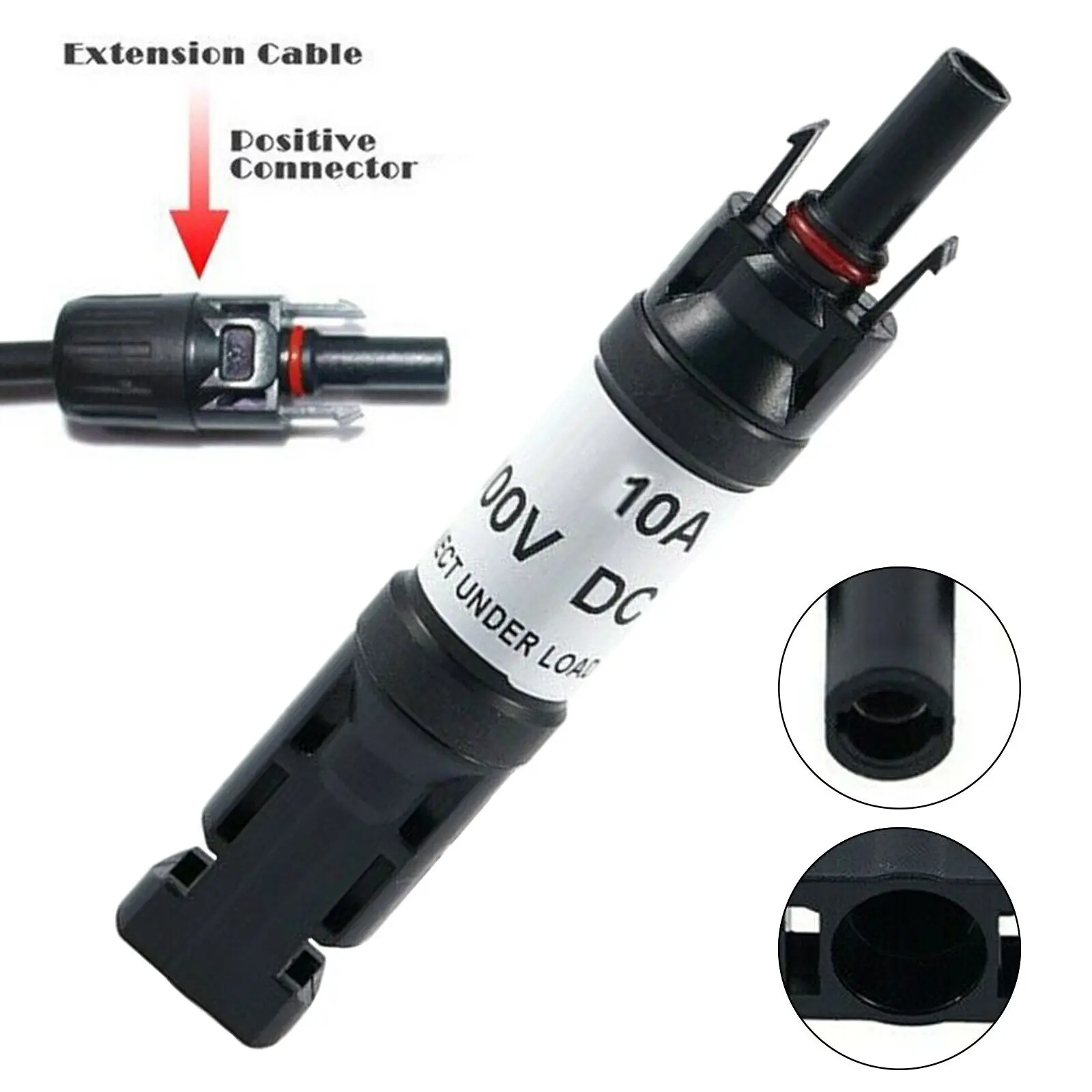 3pcs Connector Diode Connector 110 Degrees Celsius Tool 17 X 9 X 1 Cm UL94-V0 Waterproof 6kV Accessories IP67 In-Line PPO+ PC