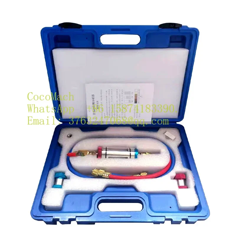 Air Conditioner Fluid Oil Filter Cleaning Tool, Professional Purifier to Improve Oil Quality for Vehicles