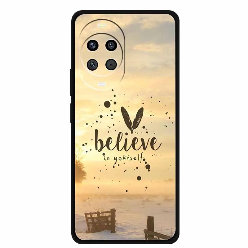 حافظة لهاتف هواوي نوفا 14 5G مقاس 6.7 بوصة من السيليكون الناعم غطاء هاتف من البولي يوريثان الحراري لهاتف هواوي نوفا 14 5G أسود Funda لهاتف نوفا 14 5G مقاوم للصدمات