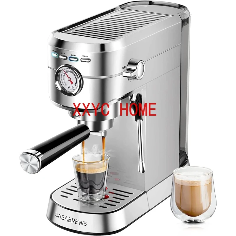 Professional Espresso Maker  Frother Steam Wand, Compact Coffee Machine 34oz Removable