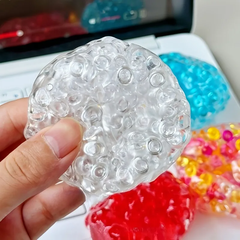 Ice Beads Mochi Squishy Ball Super Soft Slow Rebound Squeeze Fidget Toy Anxiety Relief Relaxation Gift For Friends Kids Adults