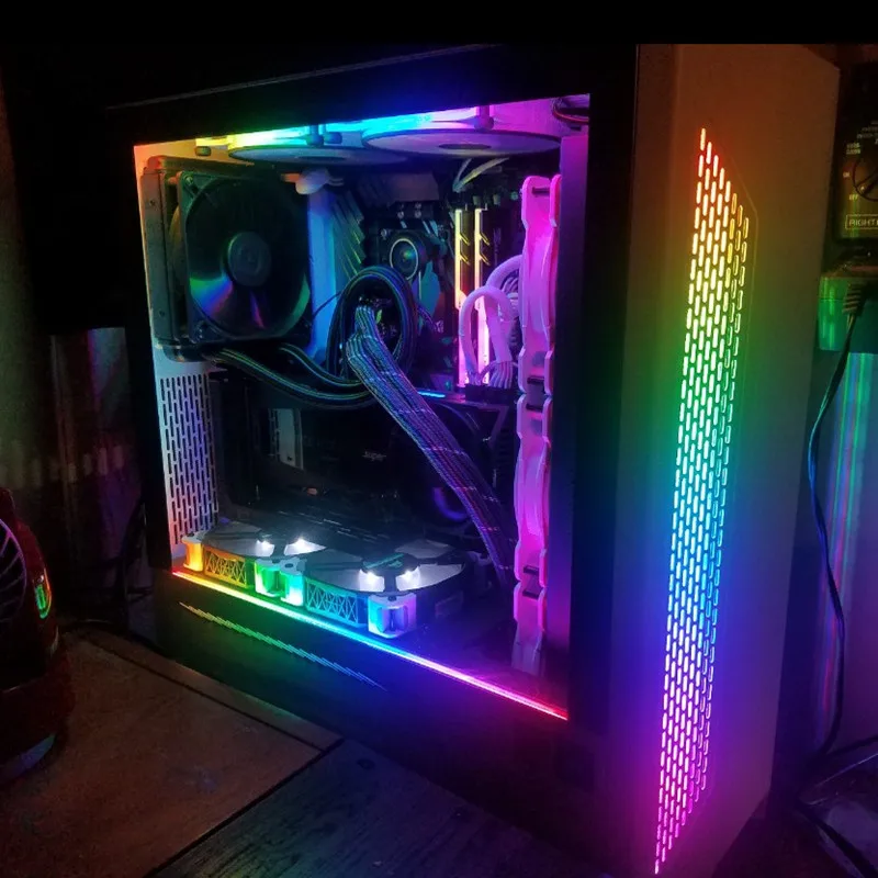 Addressable RGB PC Diffused LED Strip For Aura SYNC,Gigabyte Fusion,MSI Mystic Light Sync Corsair Node Pro,Corsair Commander PRO