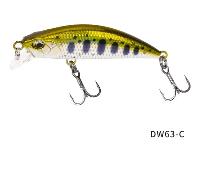 TSURINOYA 4PCS DW63 Sinking Minnow Mini Harde Lokken 50S 50mm 5g Kleine Kunstmatige Vissen Lokken wobblers Crankbait Forel Aas