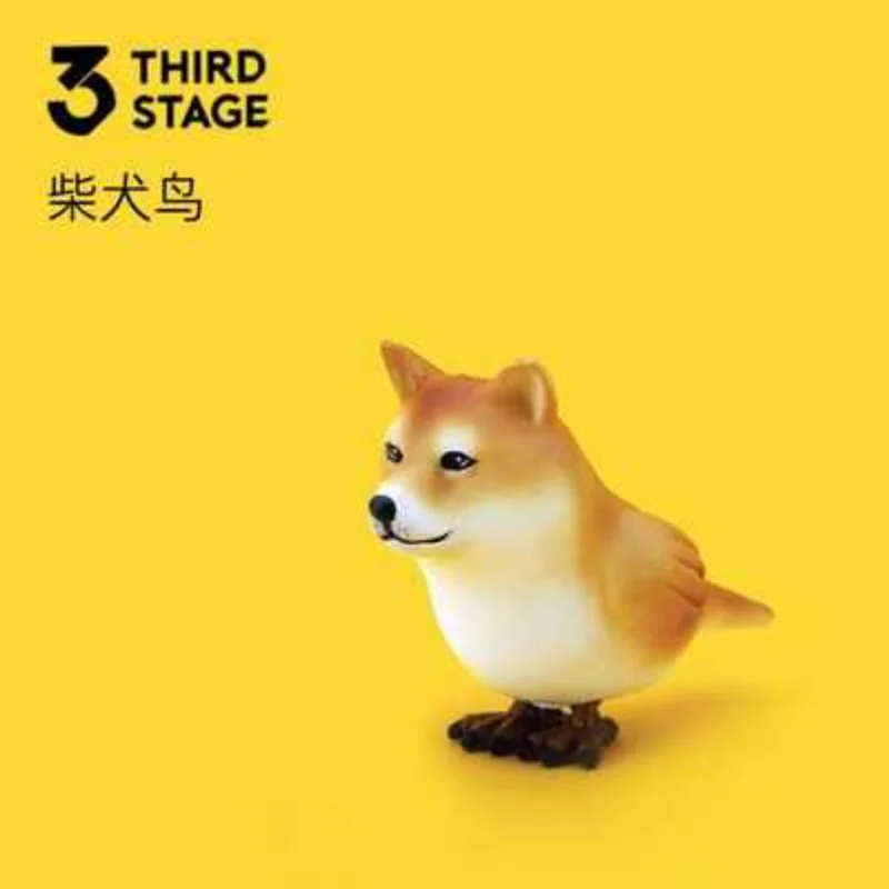 Japanese Version Bird Dog Capsule Gashapon Ornament Toy Cute Kawaii Shiba Inu Husky Bull Terrier Corgi for Kids Gifts