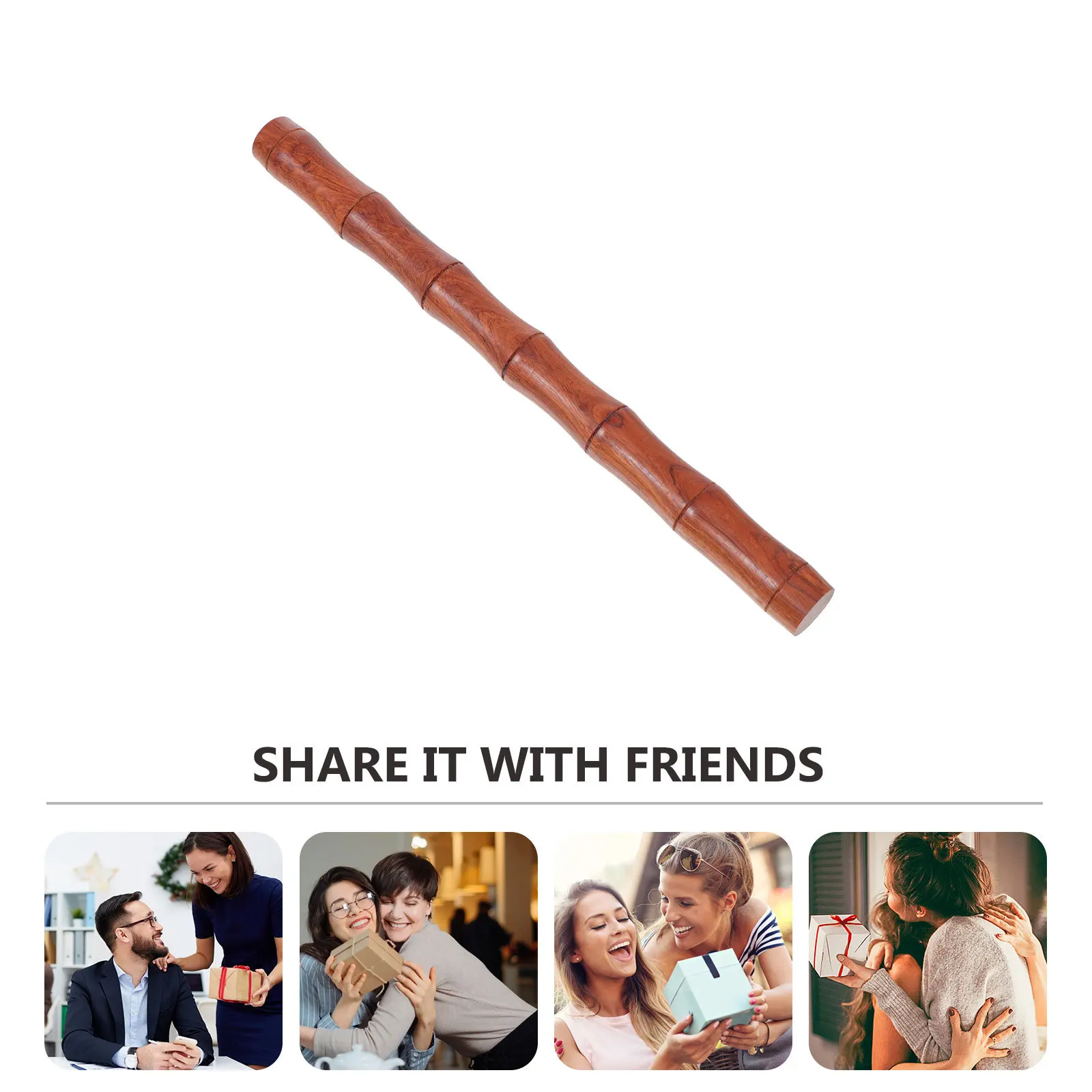 

1Pcs Rosewood Incense Stick Tube Simple Holder Compact Storage Natural Aroma Container Smooth Polished Wood Fragrance