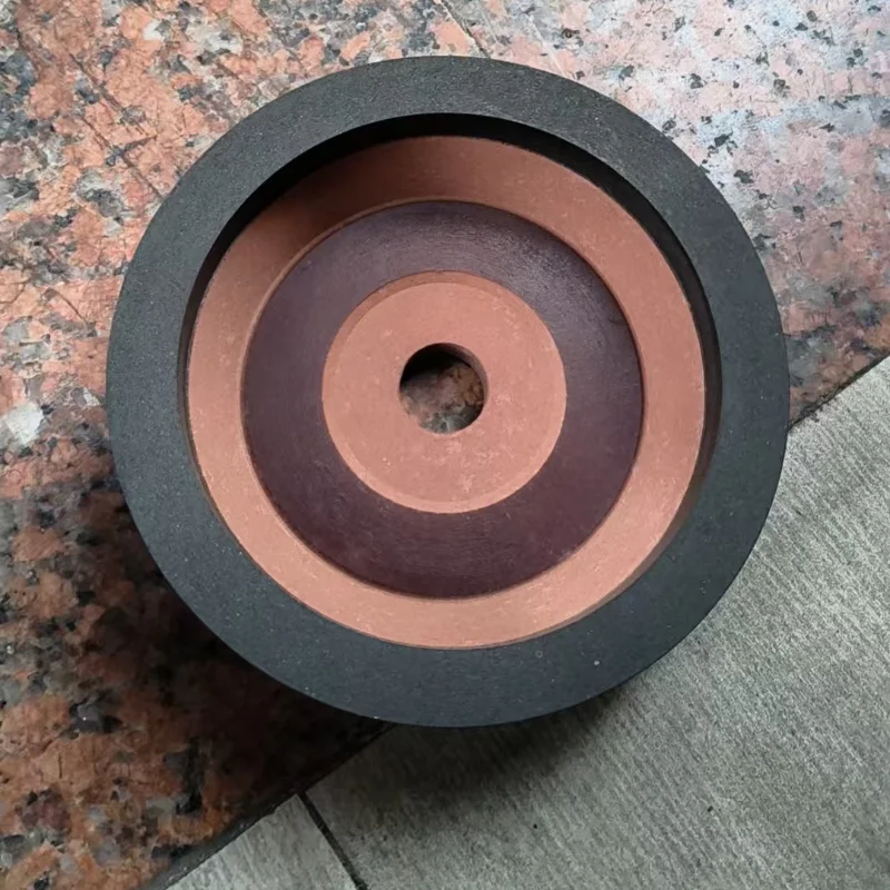 Beveling Resin Polishing Wheels 150x12/22-15x12 No. 3#/4#/5#/6#/7# for Glass Bevelling Grinding Machine, Beveller Resin Wheels