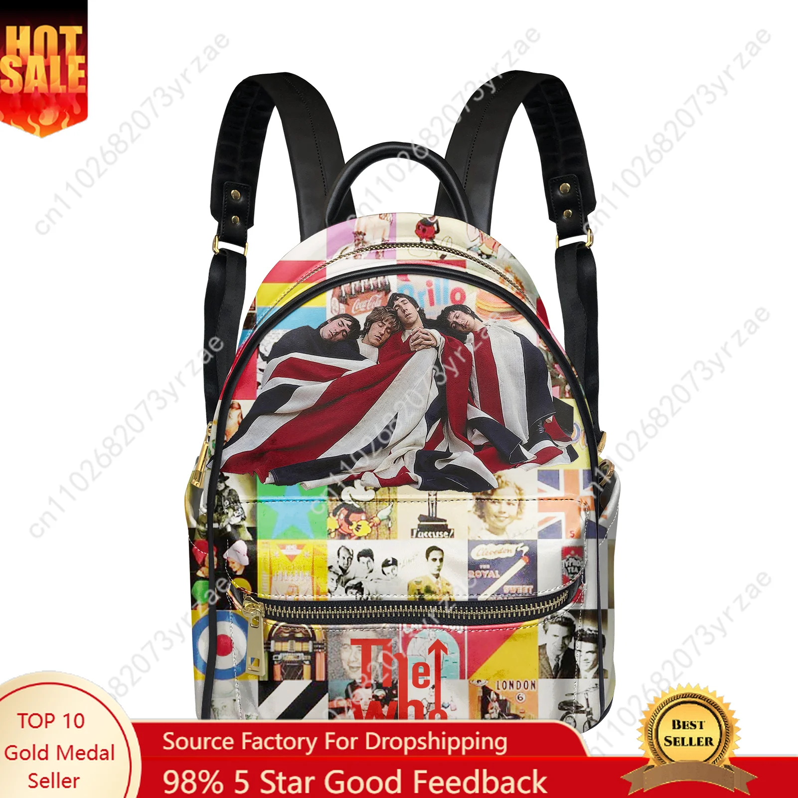 

The Who Backpack Mens Womens Knapsack Personalized Pattern Double Shoulder Bag Business Travel Fashion Bookbag Custom Daypacks