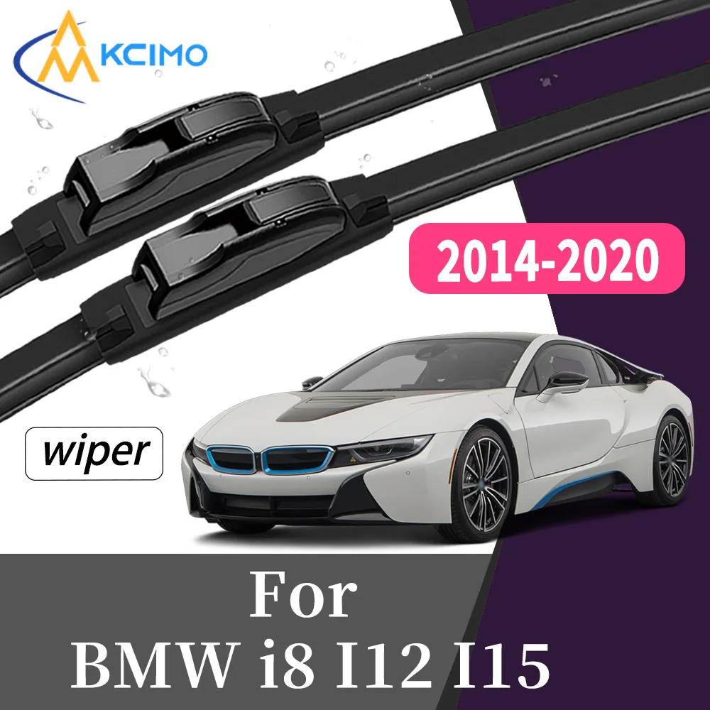 

All-Weather Wear-Resistant Front Windscreen Wiper Blades For BMW i8 I12 I15 2014-2020 High Quality Windshield kit 2Pcs