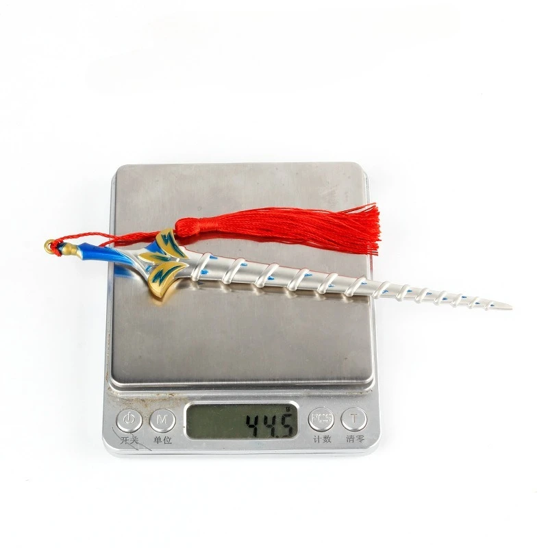 18cm New Game Figure Perimeter Metal Craftsmanship Model Props Toy Sword Desktop Decoration Ornaments Boys Christmas Gifts Toys