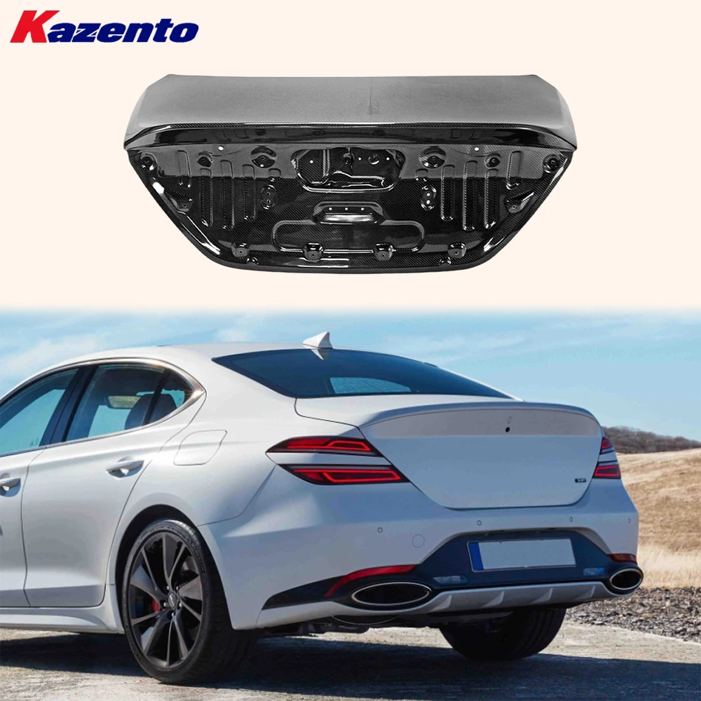 

For Hyundai Genesis G70 IK 2021-2024 Facelift Carbon EPA Rear Bumper Trunk Boot Lid