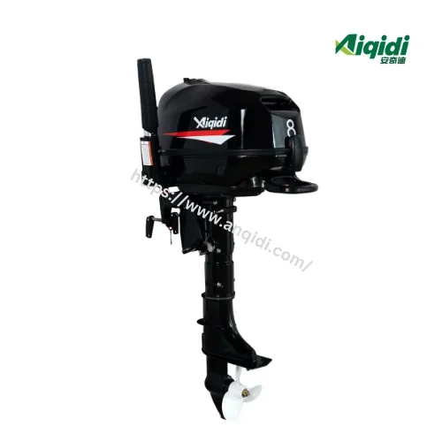 Popular AIQIDI Tiller Control Outboard Motor 1 Cylinder 4-Stroke 8HP Boat Engine For Sail