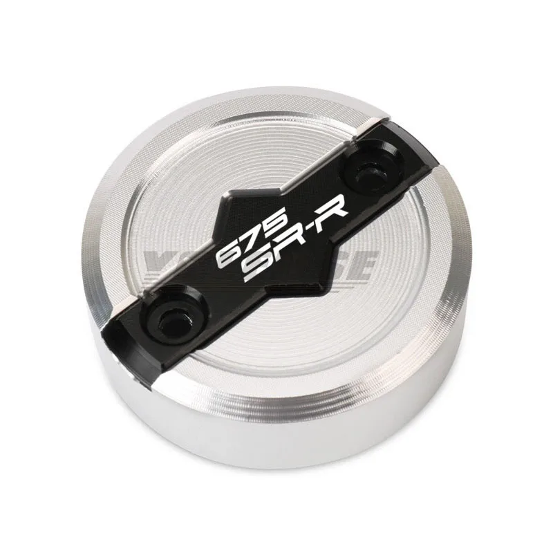 Motorradzubehör Vorderradbremsflüssigkeitsbehälter-Abdeckung Ölbehälterdeckel für 675SR 675SR-R 675NK 675 SR NK SRR